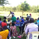 chain Uganda farmers attending an awareness program